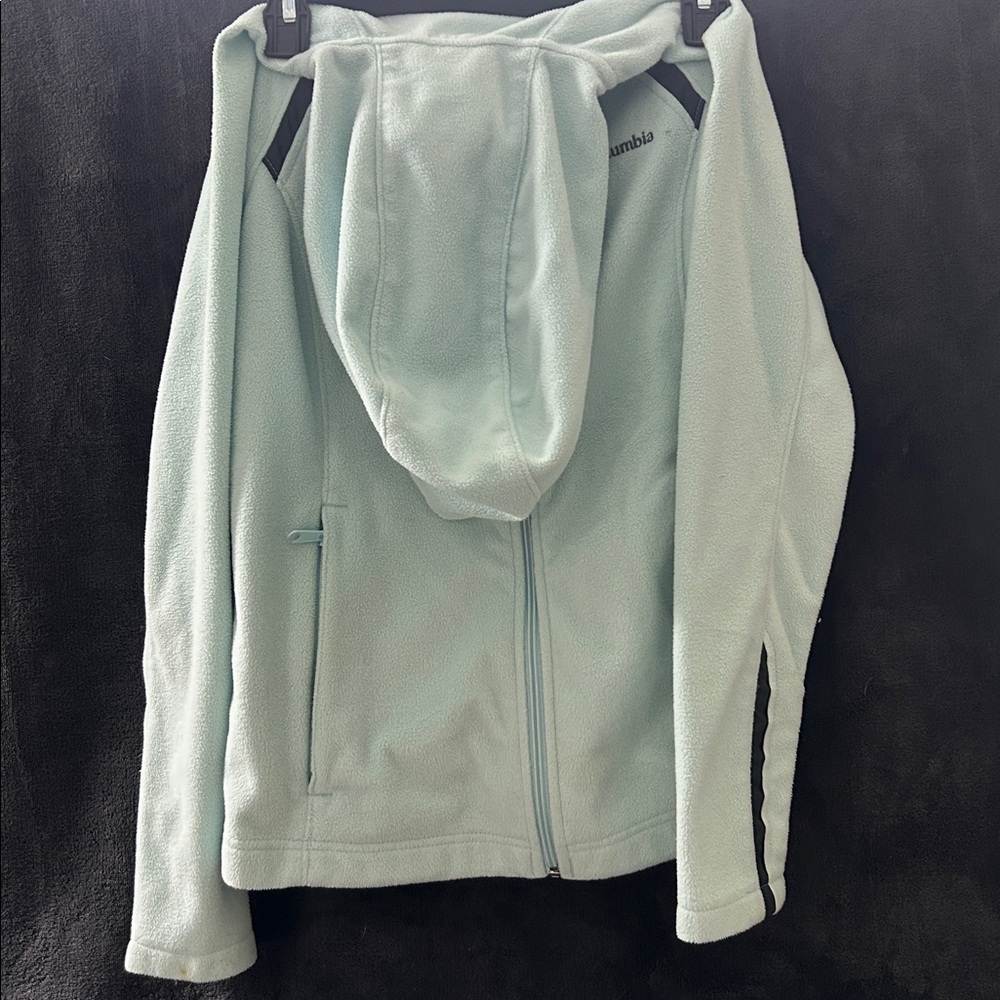 Columbia Soft Aqua Fleece Hoodie